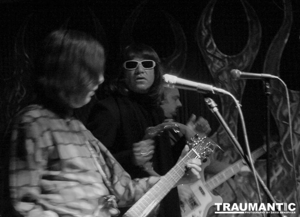 Magic Christian (L to R). Cyril Jordan (Guitar), Paul Kopf (Vocals), Alec Palao (bass)