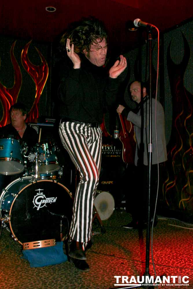 Magic Christian (L to R). Prairie Prince (Drums), Paul Kopf (Vocals), Alec Palao (bass)