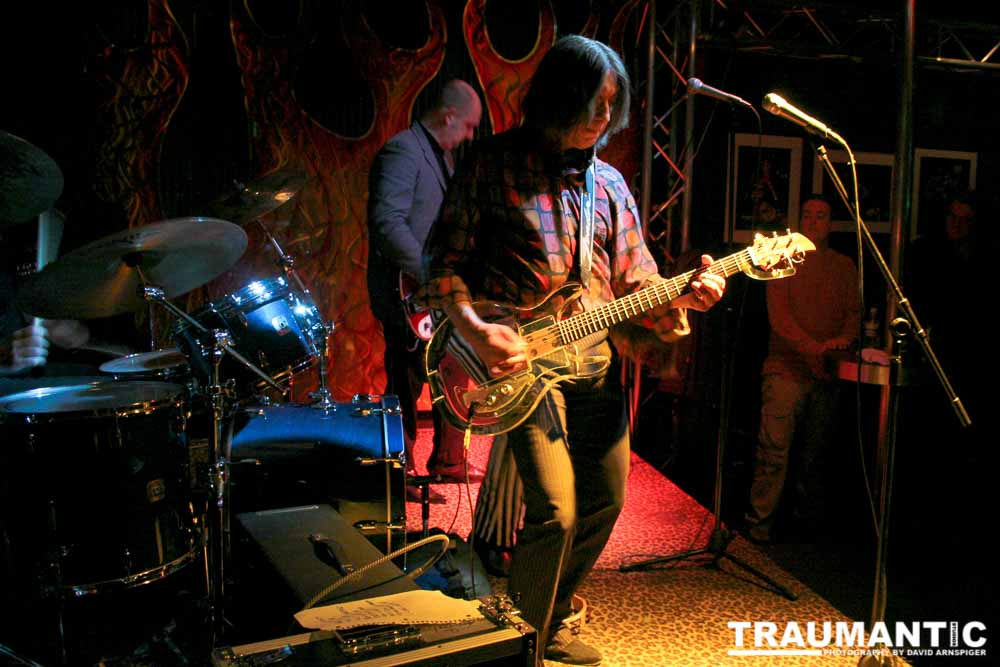 Magic Christian (L to R), Alec Palao (Bass). Cyril Jordan (Guitar)