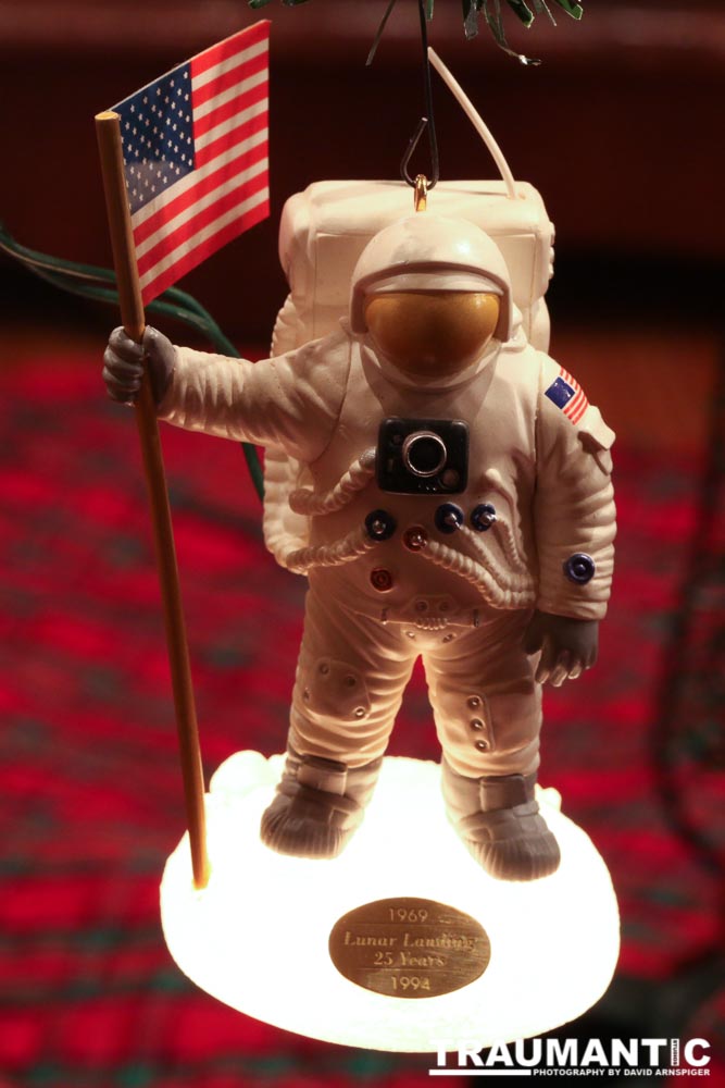 We have an unusual Christmas tree.  An odd set of ornaments adorn its branches each year.  Here is a small gallery of some of my favorites.