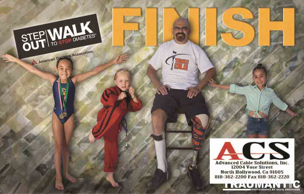 My fourth year shooting the portraits for the Step Out: Walk To Stop Diabetes event in Valencia, CA.  I thought this was going to be my final year shooting these images because I moved out of state.  Turns out I was wrong, and that makes me happy.