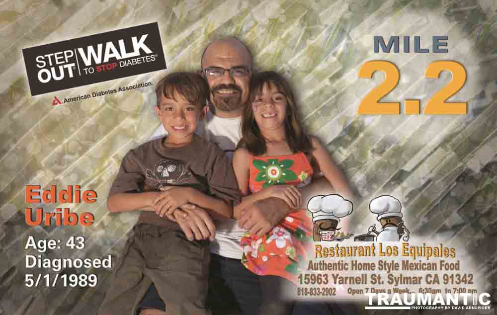 My fourth year shooting the portraits for the Step Out: Walk To Stop Diabetes event in Valencia, CA.  I thought this was going to be my final year shooting these images because I moved out of state.  Turns out I was wrong, and that makes me happy.