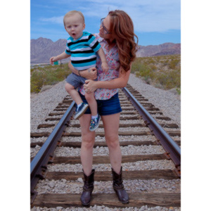 A brief family session with a cute little family..