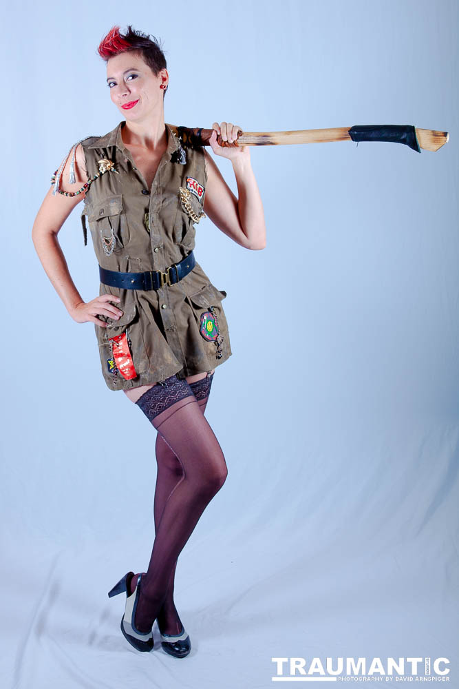 Nuclear Bombshells - Mitzy Mayhem provides some post-apocalyptic charm.