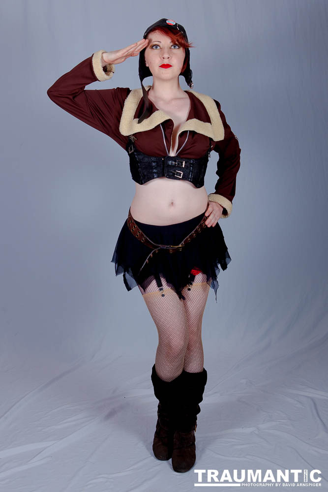 Nuclear Bombshells - Rebecca Mataya creating some steampunk sex appeal.