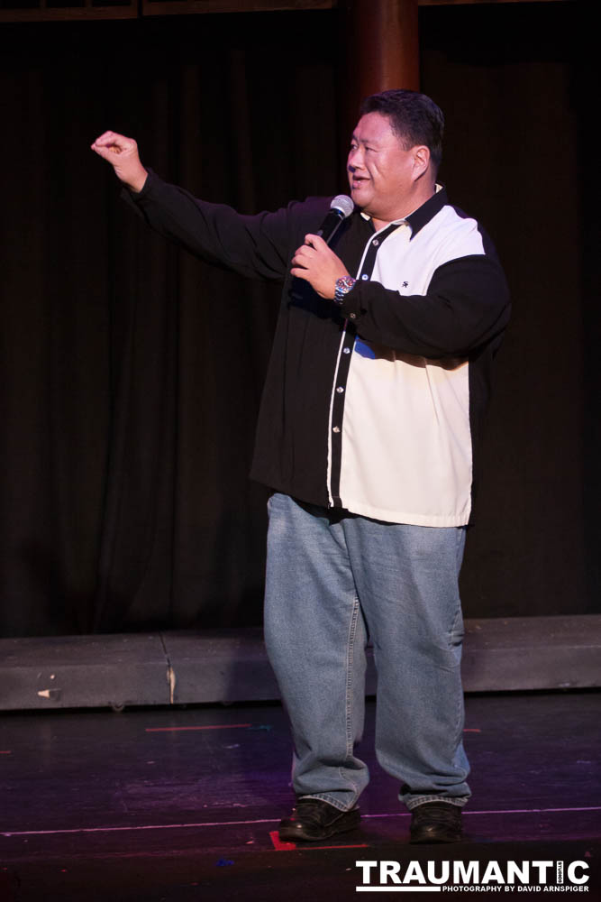 A great local comedy and burlesque act.  This was the second to last show they did in the main ballroom of the Clarion Hotel and Casino in Las Vegas.