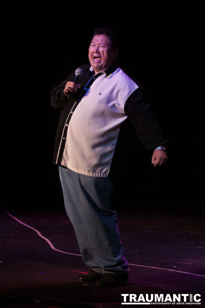 A great local comedy and burlesque act.  This was the second to last show they did in the main ballroom of the Clarion Hotel and Casino in Las Vegas.