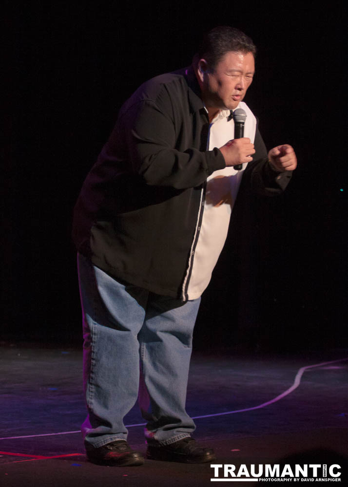 A great local comedy and burlesque act.  This was the second to last show they did in the main ballroom of the Clarion Hotel and Casino in Las Vegas.