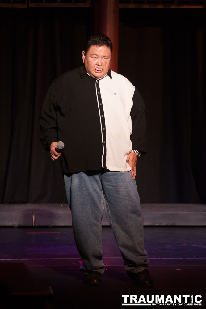 A great local comedy and burlesque act.  This was the second to last show they did in the main ballroom of the Clarion Hotel and Casino in Las Vegas.