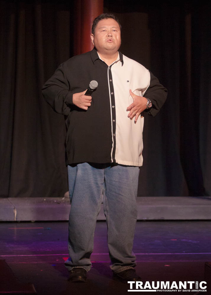 A great local comedy and burlesque act.  This was the second to last show they did in the main ballroom of the Clarion Hotel and Casino in Las Vegas.