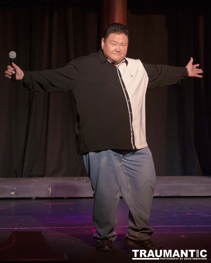 A great local comedy and burlesque act.  This was the second to last show they did in the main ballroom of the Clarion Hotel and Casino in Las Vegas.