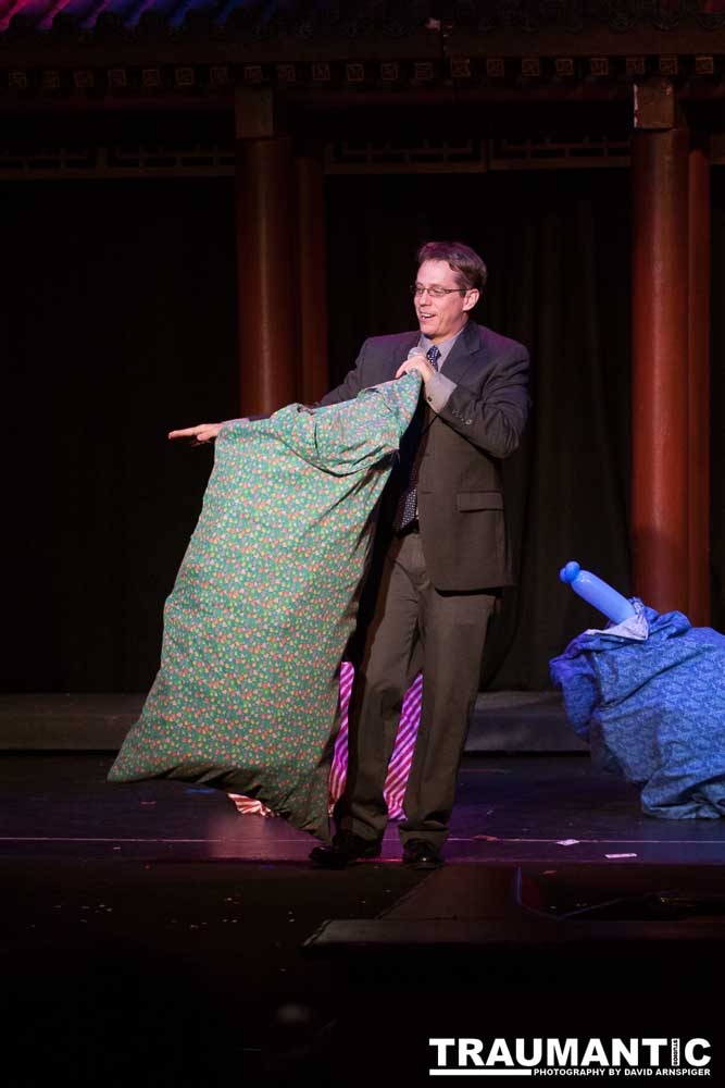 A great local comedy and burlesque act.  This was the second to last show they did in the main ballroom of the Clarion Hotel and Casino in Las Vegas.