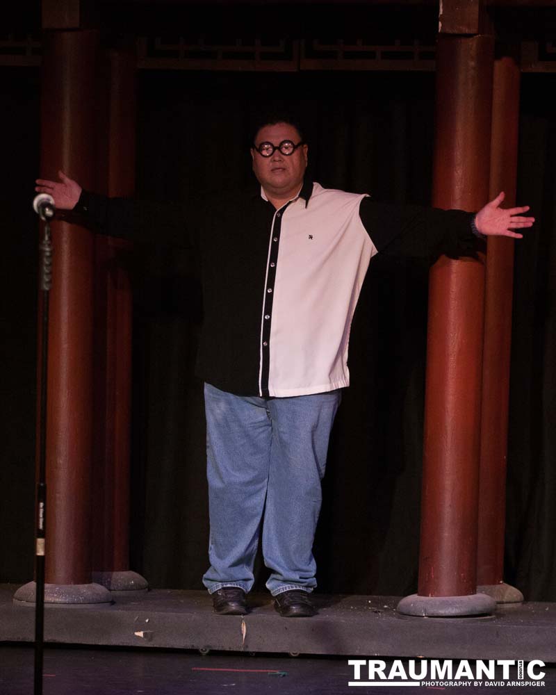 A great local comedy and burlesque act.  This was the second to last show they did in the main ballroom of the Clarion Hotel and Casino in Las Vegas.