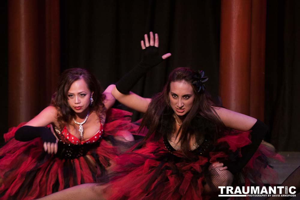 A great local comedy and burlesque act.  This was the second to last show they did in the main ballroom of the Clarion Hotel and Casino in Las Vegas.