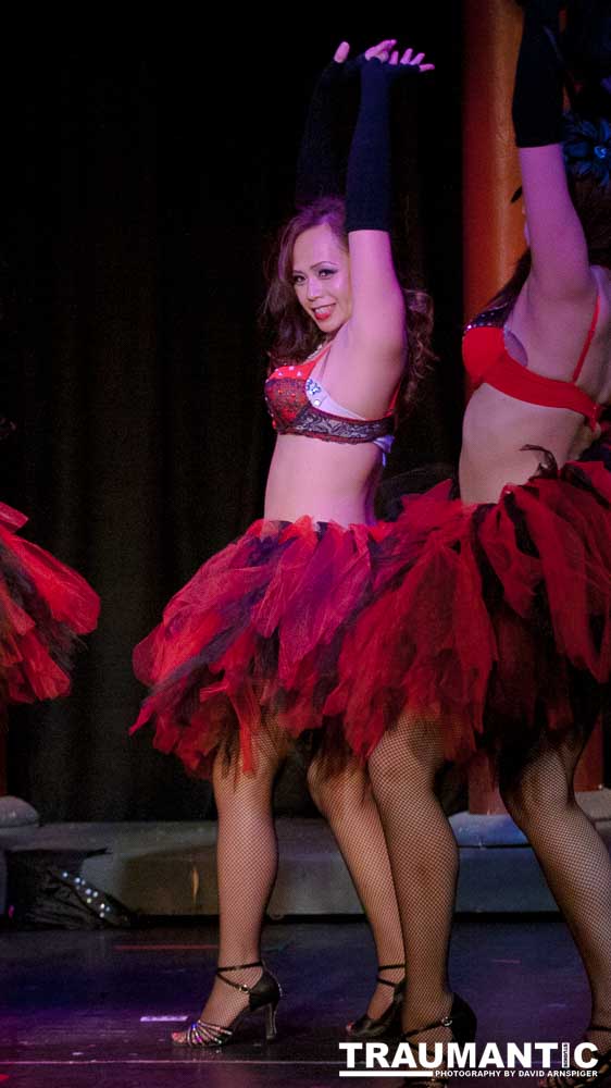 A great local comedy and burlesque act.  This was the second to last show they did in the main ballroom of the Clarion Hotel and Casino in Las Vegas.