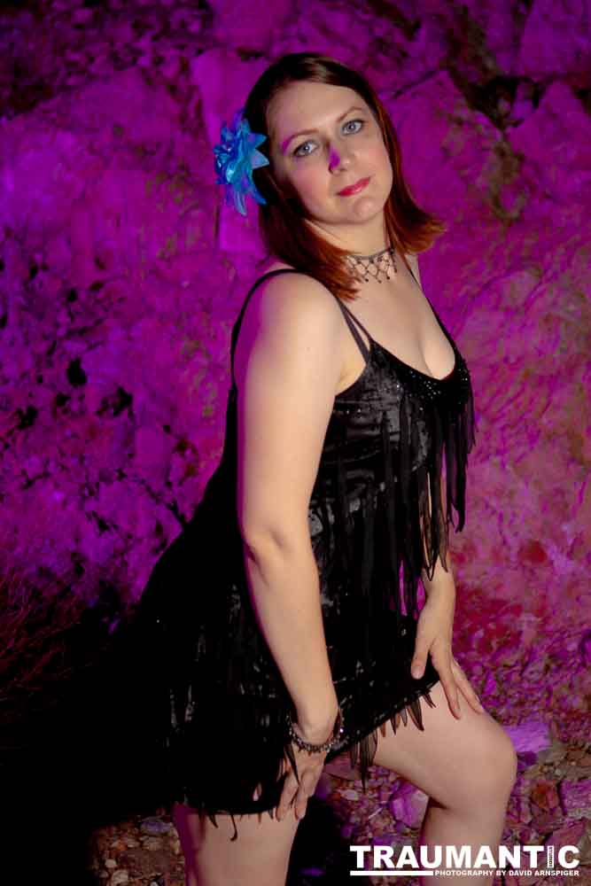 Wanted to try out a lighting technique and Tralena Sable volunteered.