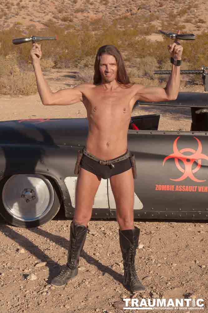 The Nuclear Bombshells invited me out to Goodsprings, NV for a promo shoot.