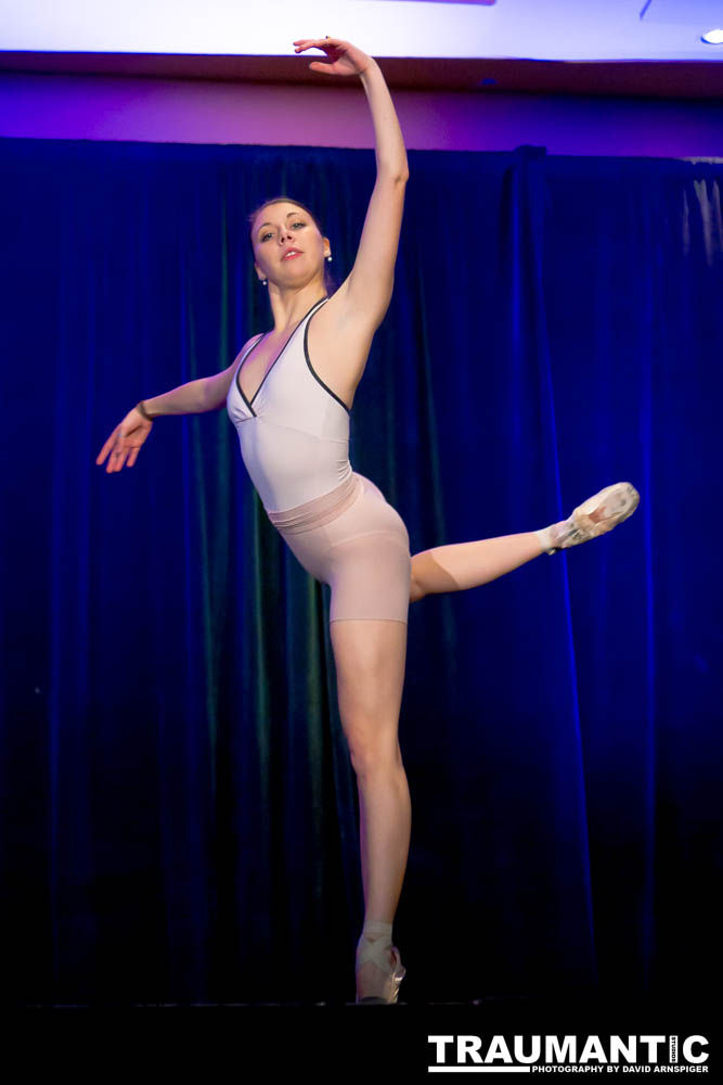 Another class trying to capture movement in a dark room with no flash.