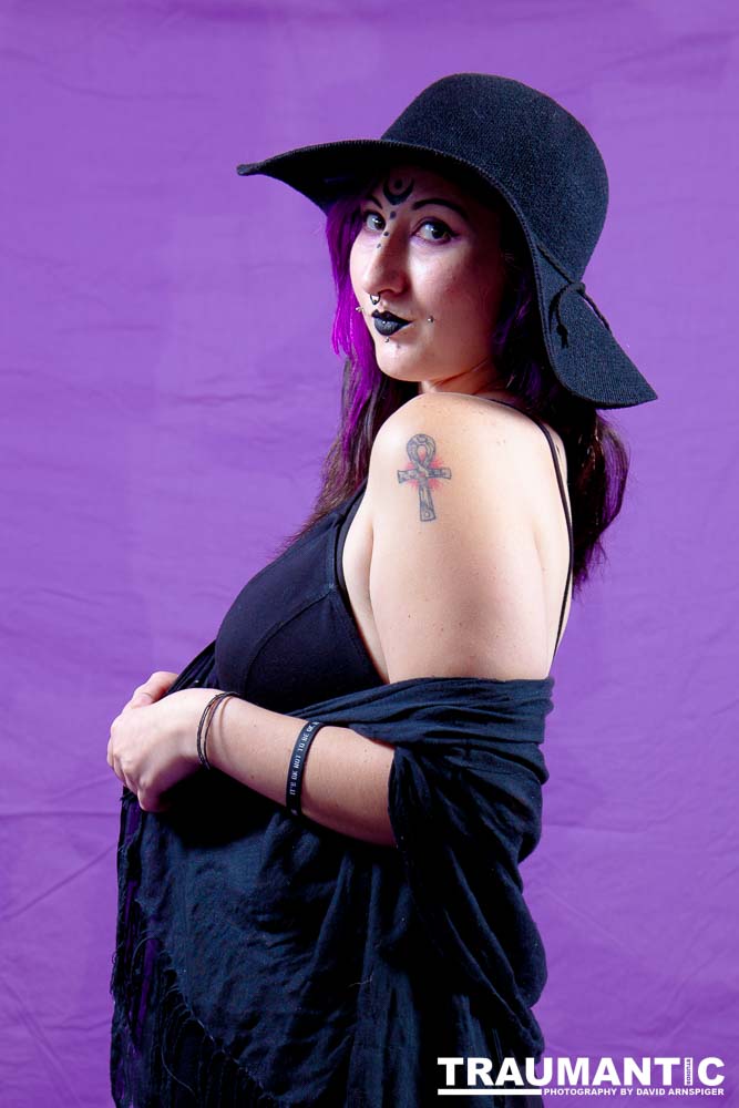 The realization of an idea for a Tarot Reader shoot.