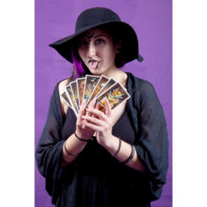 The realization of an idea for a Tarot Reader shoot.