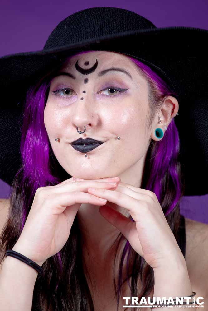 The realization of an idea for a Tarot Reader shoot.