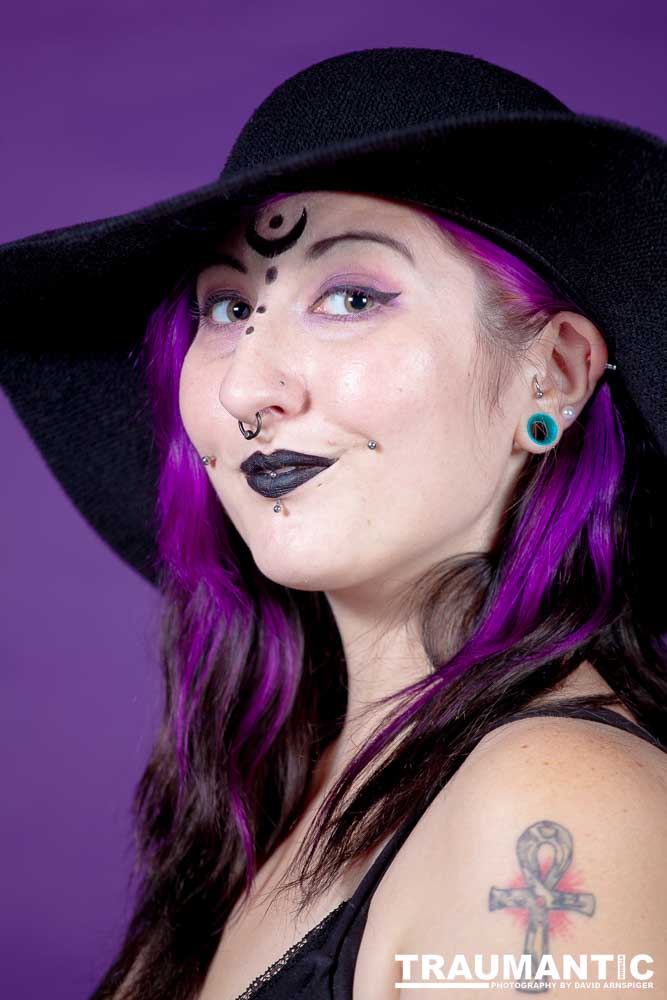 The realization of an idea for a Tarot Reader shoot.