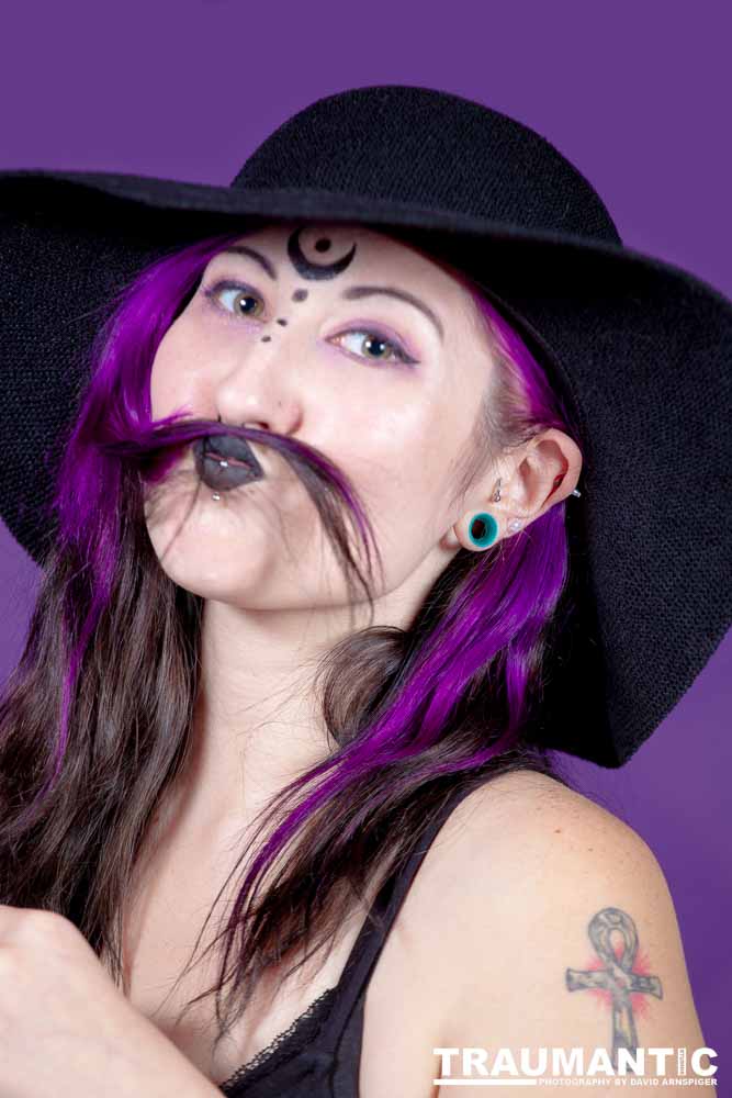 The realization of an idea for a Tarot Reader shoot.