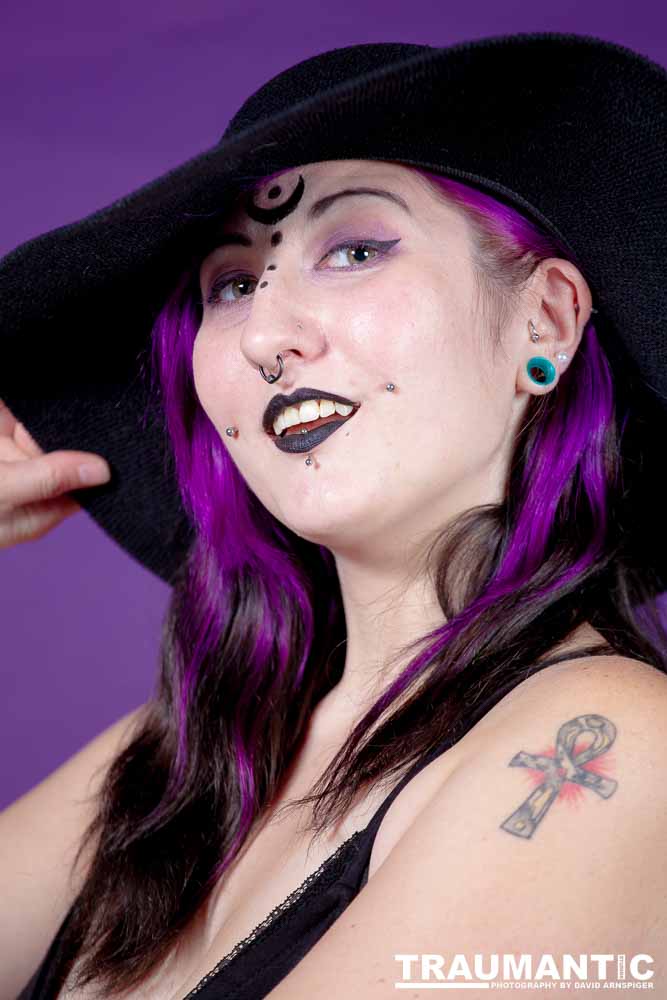 The realization of an idea for a Tarot Reader shoot.