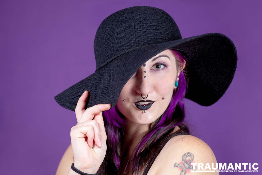 The realization of an idea for a Tarot Reader shoot.