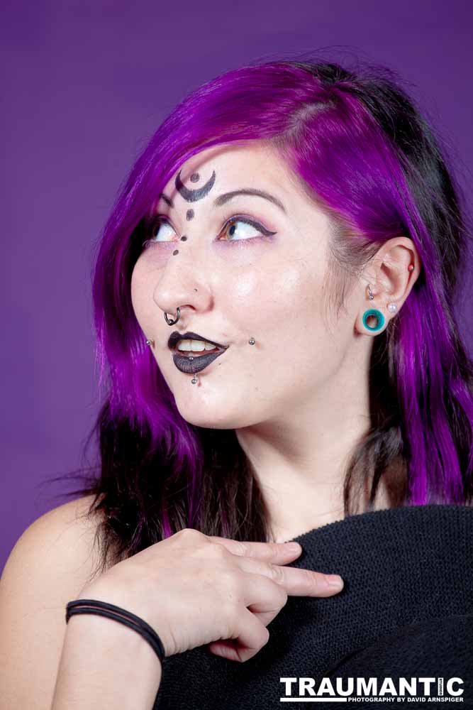 The realization of an idea for a Tarot Reader shoot.