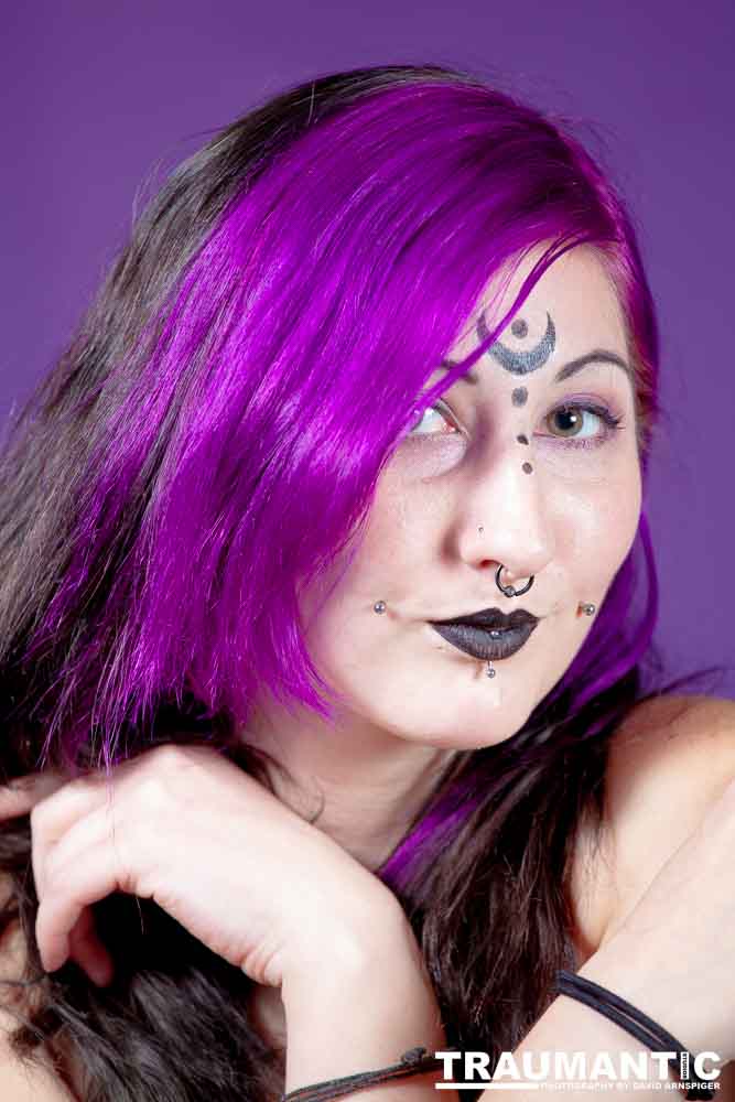 The realization of an idea for a Tarot Reader shoot.