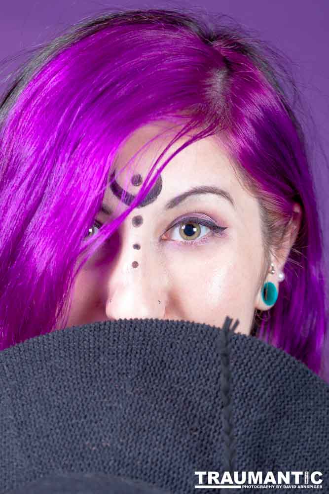 The realization of an idea for a Tarot Reader shoot.